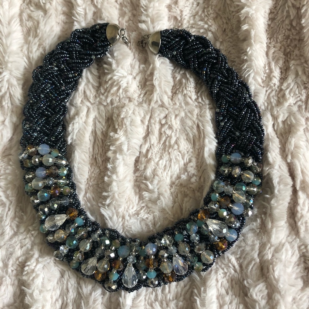 Beaded Statement Necklace